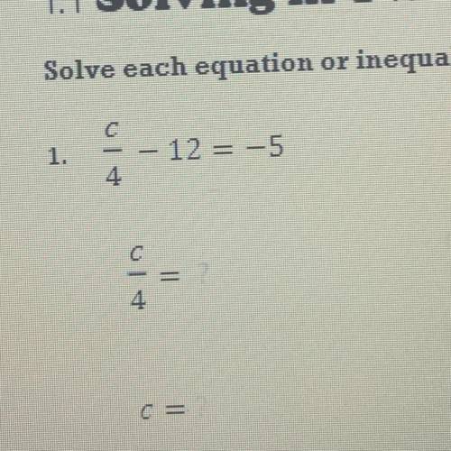 I need the answer to this problem