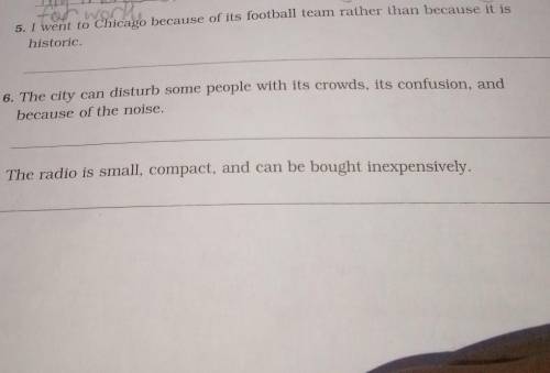 Rewrite each sentence to correct any nonparallel structures.