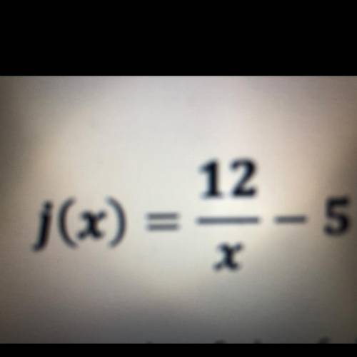 What value(s) od x would work for j(x)=1?