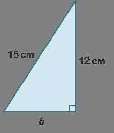 Consider this right triangle with given measures what is the unknown length