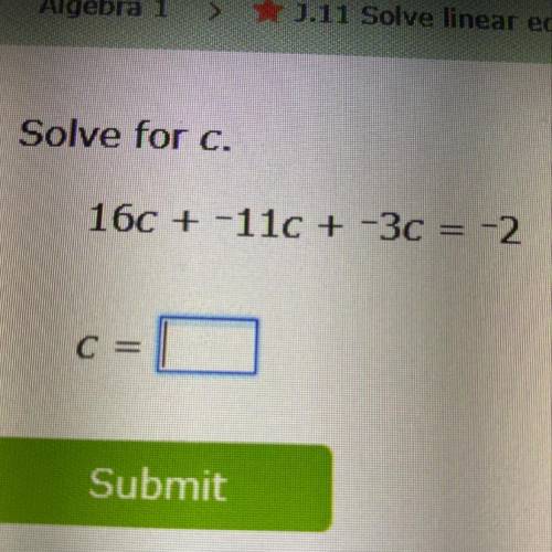 160 + -110 + -3c = -2