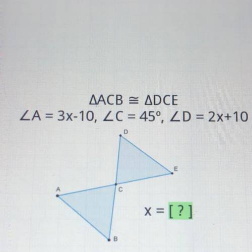 Congruent figures triangle please help