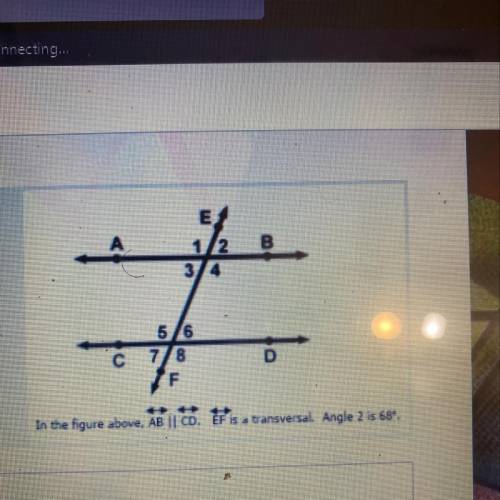 Determine the measurement of angle 2
i need all angles from 2 to 8