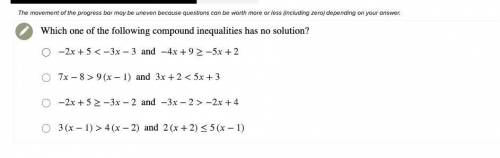 Topic : Compound inequalities. Please help me out on this one, i've been on this for about 2 hours.
