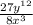 \frac{27y^{12} }{8x^{3} }