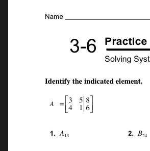 Identify the indicated element