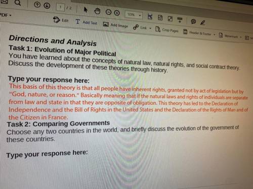 You’ve learned about the concepts of natural law, natural rights, and social contract theory. Discu