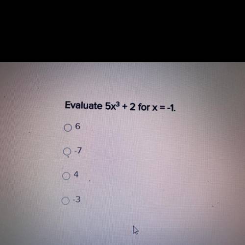 I’m not sure how to work this problem out please help. WILL GIVE!!