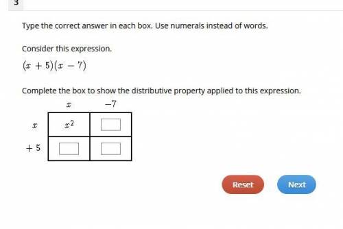 Type the correct answer in each box. Use numerals instead of words. Consider this expression. (x+5)