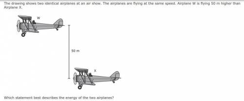 The drawing shows two identical airplanes at an air show. The airplanes are flying at the same spee