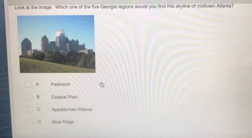 Look at the image. Which one of the five Georgia regions would you find this skyline of midtown Atl