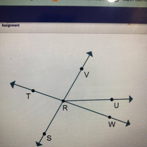 NEED HELP ASAP

Which angles are linear 
pairs? Check all that apply.
OZSRT and ZTRV
ZSRT and ZTRU