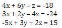 {URGENT}

Please solve the system of equations, WITH STEP-BY-STEP I don't understand it, and have