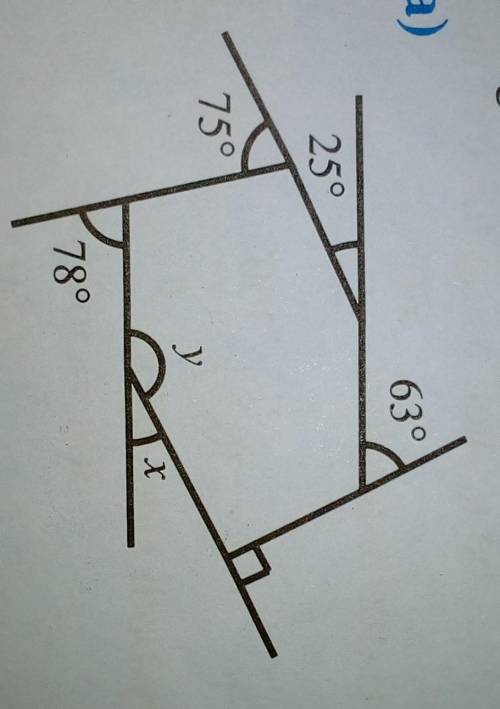 Calculate the Angles marked with letters, give reasons