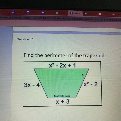 Find the perimeter of the trapezoid pls help