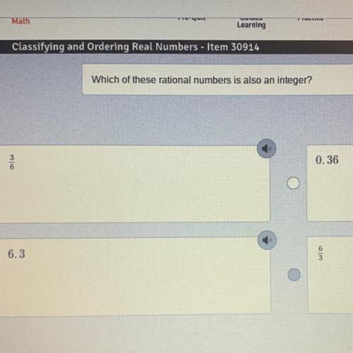 Which of these rational numbers is also an integer?