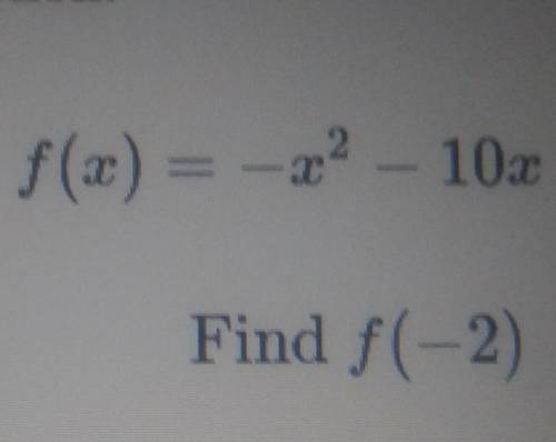 Help (evaluate the function)