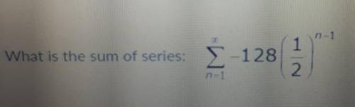 That is an infinite above the summation notation.