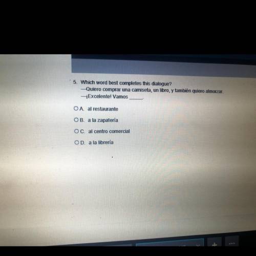 Which is the right answer asap????