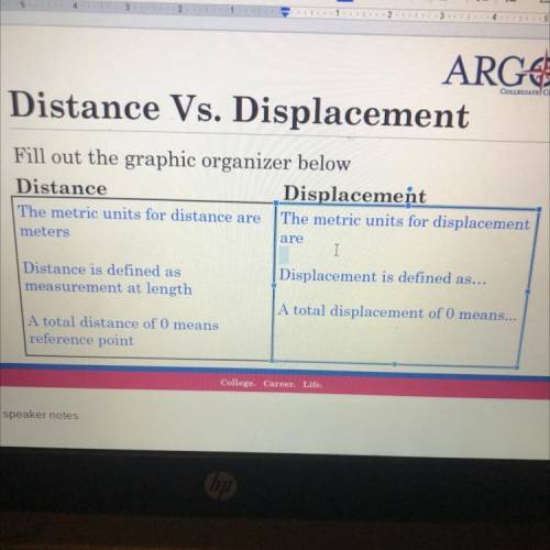 What are the metric units for displacement?