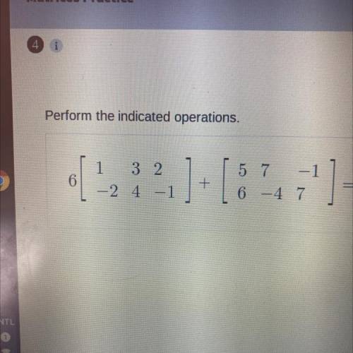 Need help solving matrices answer ASAP