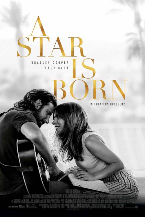 1. What in your opinion is the main hook in the A Star is Born poster that would encourage people t