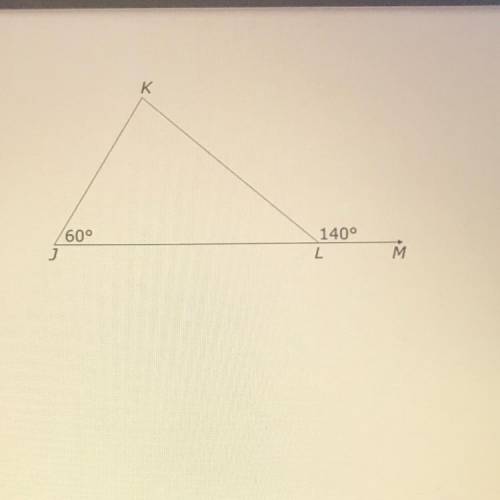 HELP ASAP LOTS OF POINTS
What is the measure of JKL
A.) 30
B 80
C 40
D 70