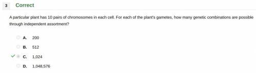 A particular plant has 10 pairs of chromosomes in each cell. For each of the plant's gametes, how m