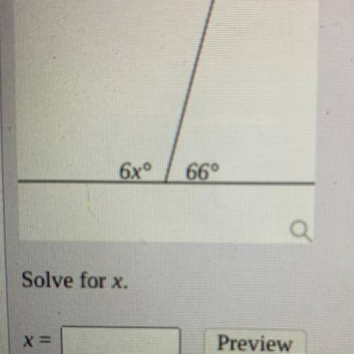 Solve for x geometry