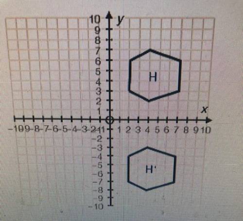 (02.01 LC)

Which transformation will map figure H onto figure H? (1 point)
1) Reflection across t