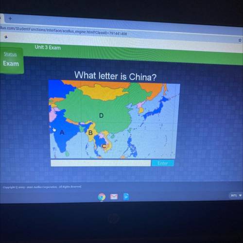 What letter is China