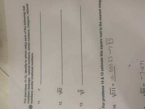 Please help with 11-13!