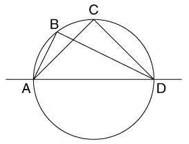 Which of the following pair of triangles demonstrates that two triangles with three congruent angle