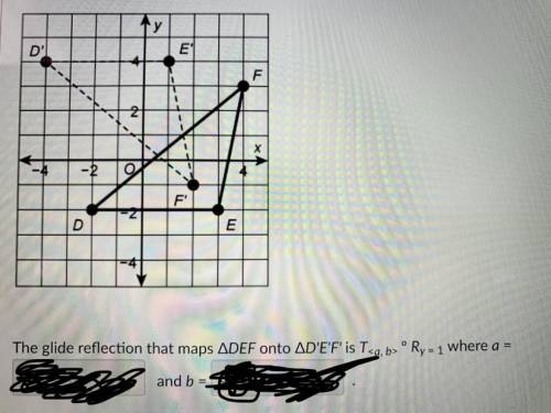 What figure shows DEF andD’E’F’. Fill in each entry box with answer