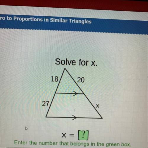 Please someone explain how to solve for x.