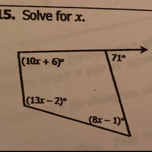 How do i solve for x??