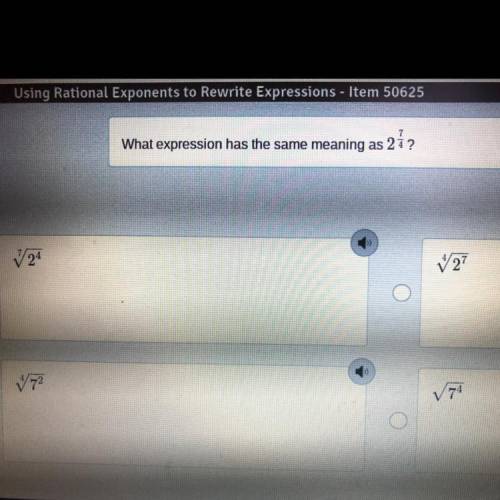 Which expression has the same meaning as 2 7/4?