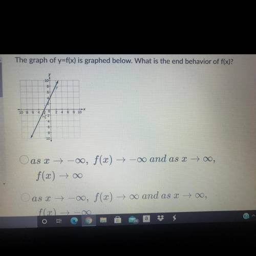 As x > - infinity f(x) > infinity and as x > infinity f(x) > infinity

As x > -infi