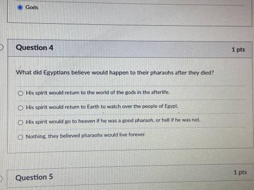 What did Egyptians believe would happen to their pharaoh after they died