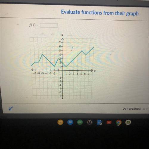 Evaluate functions from their graph .