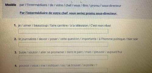 French work please help! See picture attached