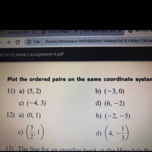 Just need to answer to number 12