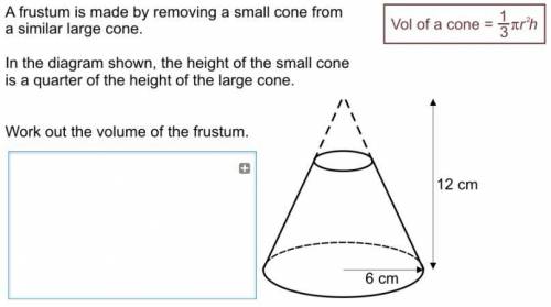 What is the volume of this frustum?