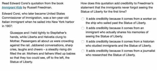 Read Edward Corsi’s quotation from the book Immigrant Kids by Russell Freedman.

Edward Corsi, who