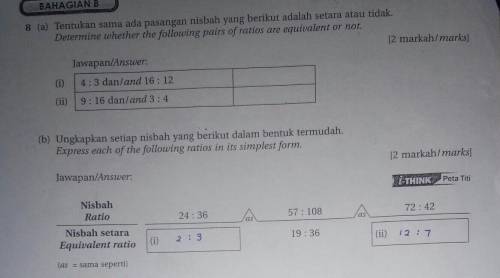 PLEASE HELP ME...to solve some question...btw...pls check my answer wether correct or not..tq♥
