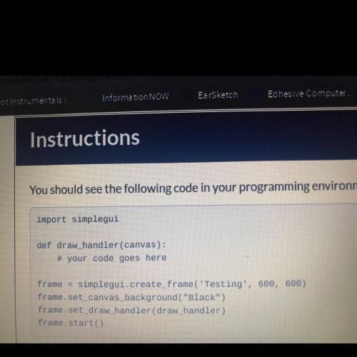 6.3 Code Practice (Edhesive)

Use the code above to write a program that, when run, draws draws 10