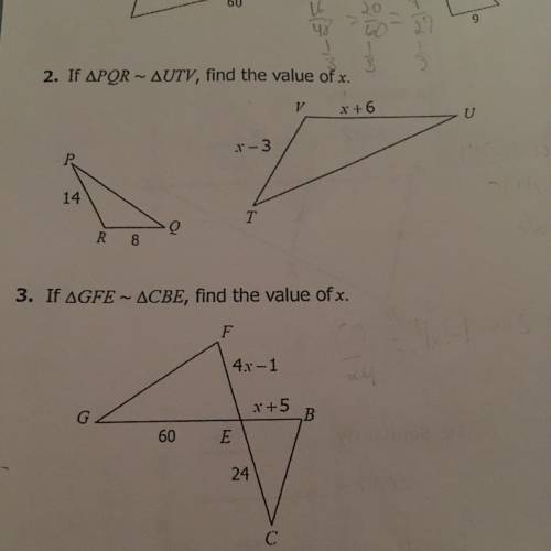 Can someone help me with 2 and 3