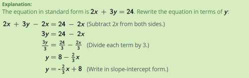 Enter the correct answer in the box.

Write the equation you created in part A in slope-intercept
