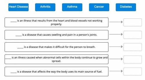 Match the following definitions to the correct term.