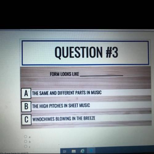Can someone help me it’s music 3?